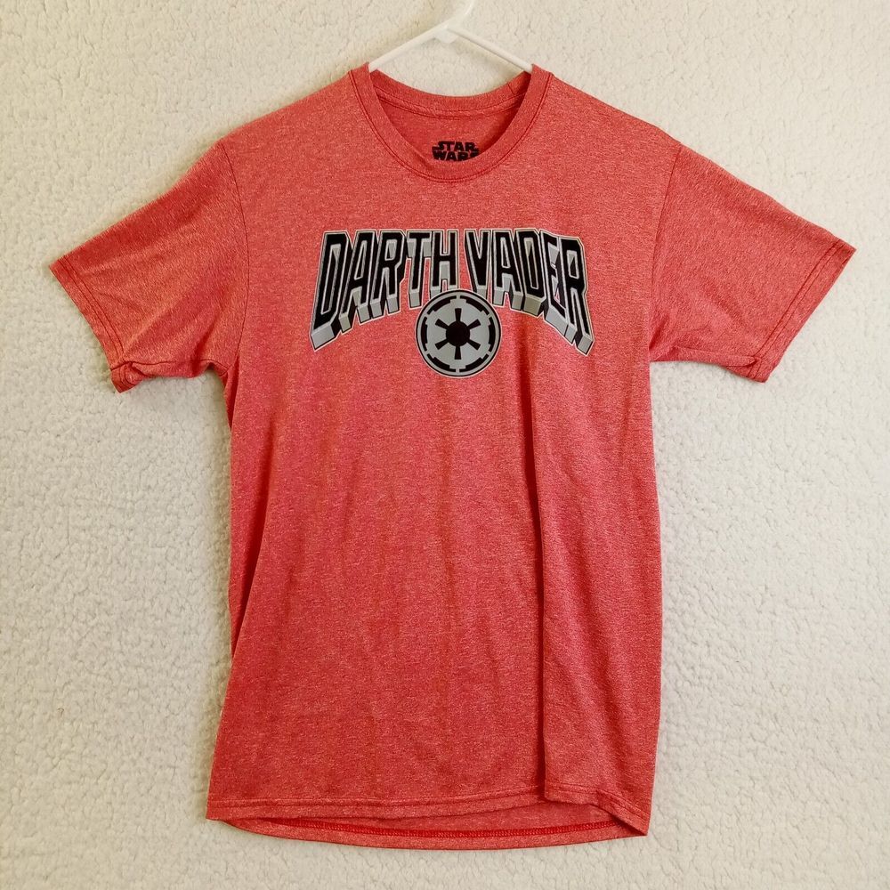 Star Wars‎ Darth Vader T-Shirt Adult Small Short Sleeve Red Mad Engine